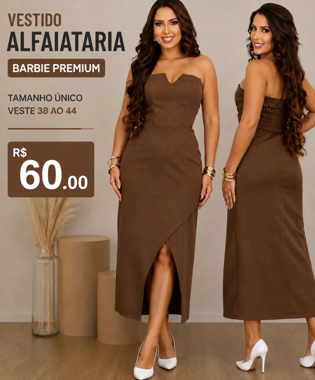 Vestido Alfaiataria Barbie Premium
