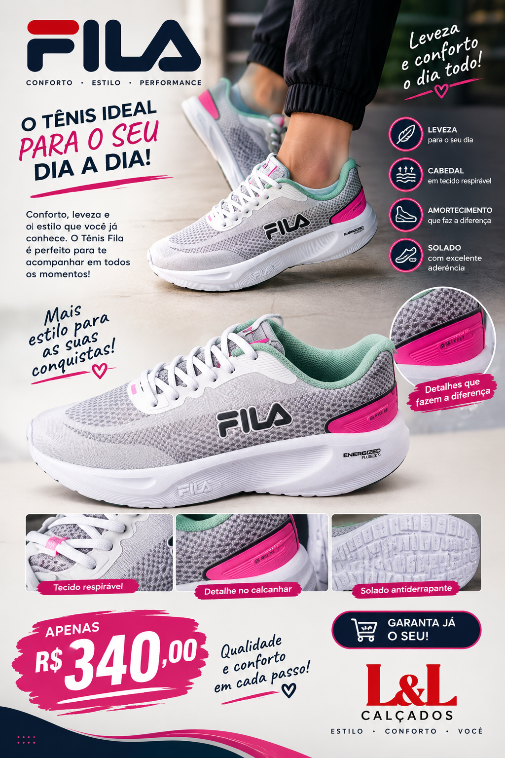 tênis fila