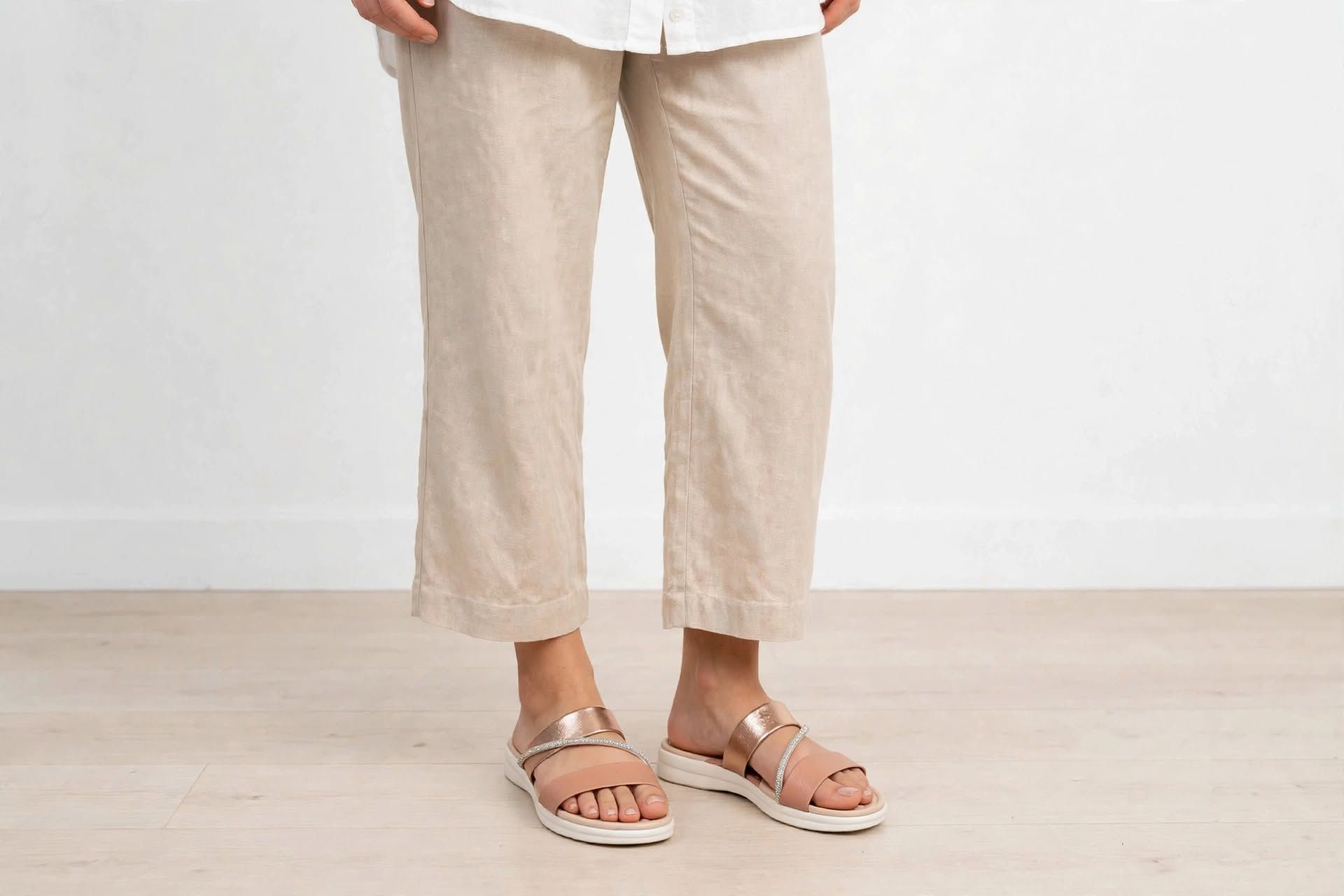 sandália modare linha comfort casual para o seu dia a dia