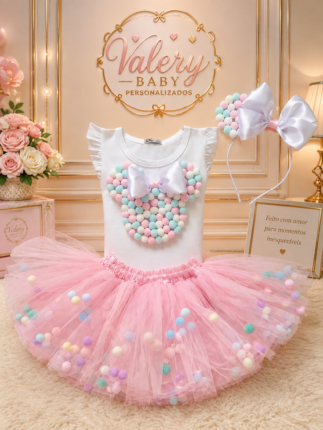 Conjunto Roupa Infantil Valery Baby