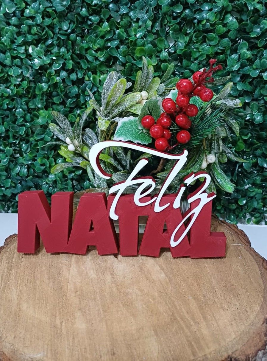 Letreiro Feliz Natal