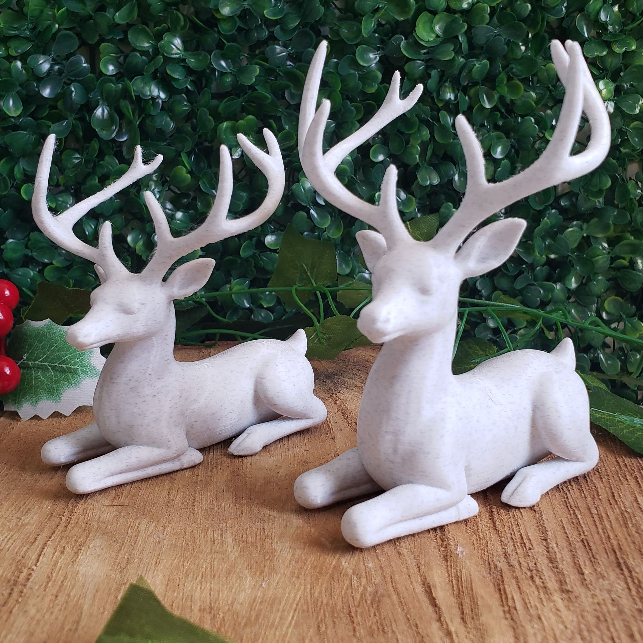 Par de Renas Decorativas para o Natal