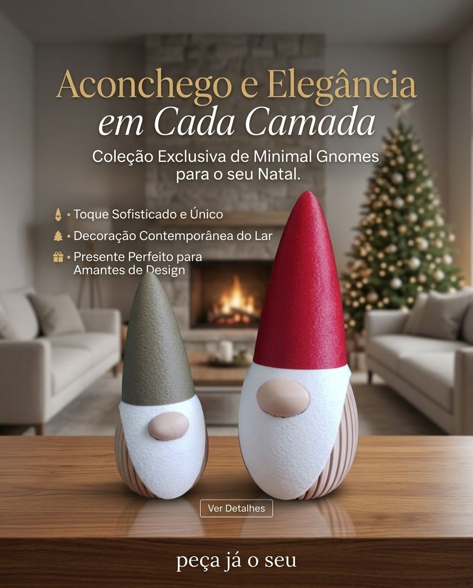 Par de Duendes de Natal Porta Trecos