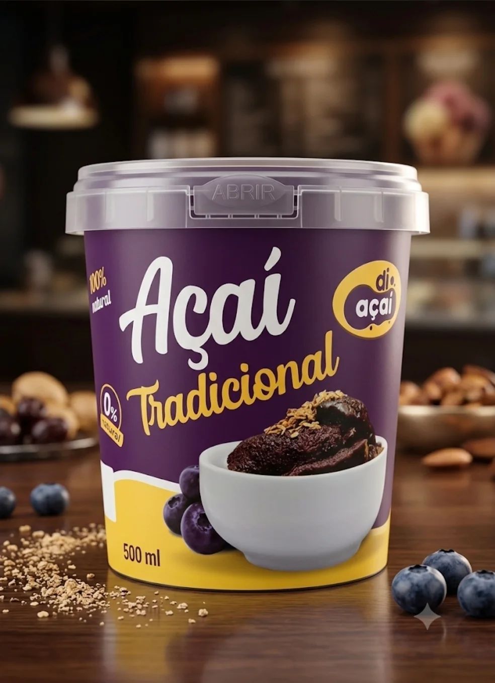 Açaí 500ml - 450g