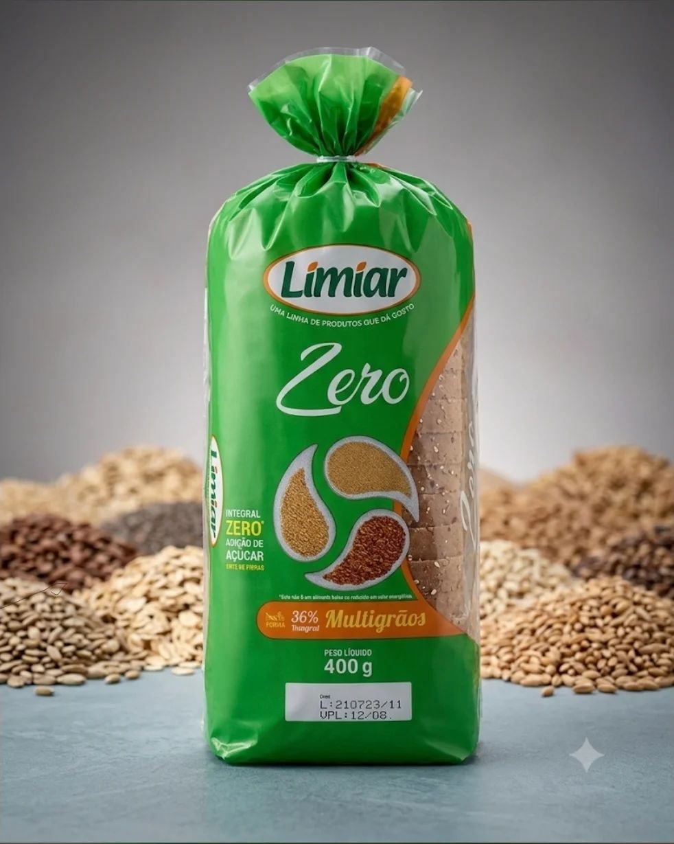 Pão Multigrãos Zero Adição de Açúcar 400g