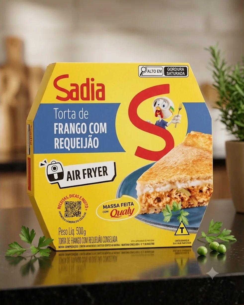 Torta de Frango com Requeijão Sadia