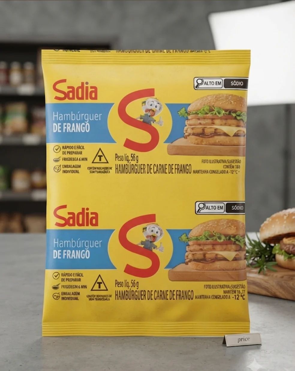 Hambúrguer de Frango Sadia 56g