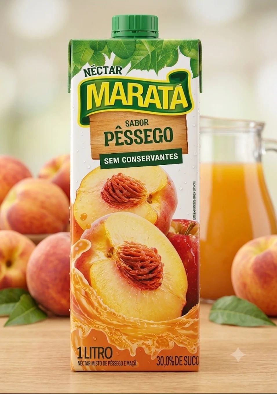 Néctar Pêssego Maratá 1L