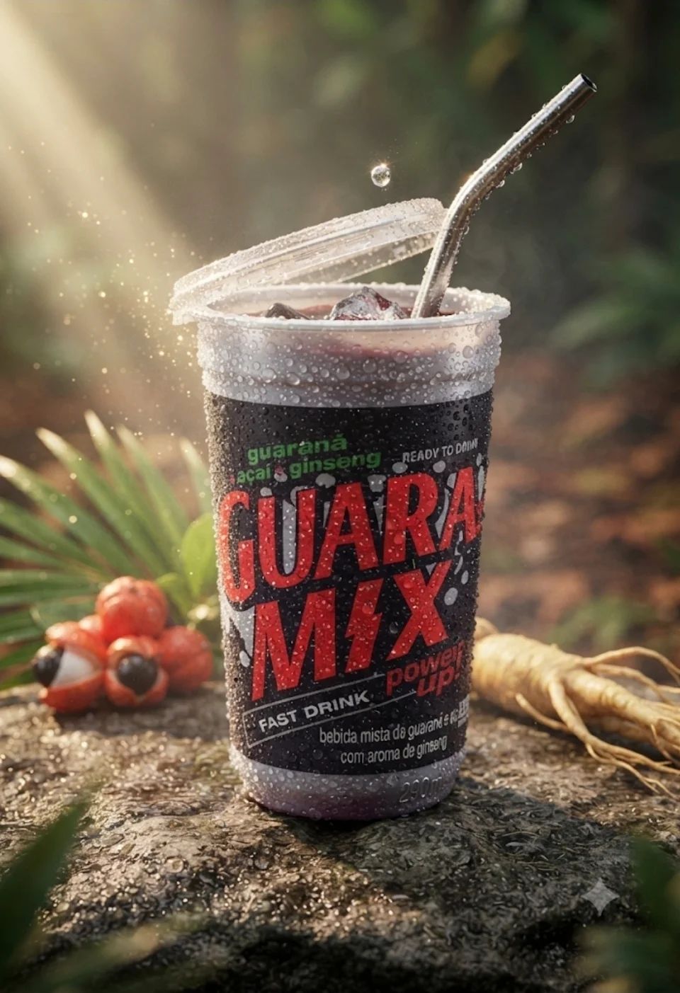 Guara Mix Guaraná, Açaí & Ginseng 290ml