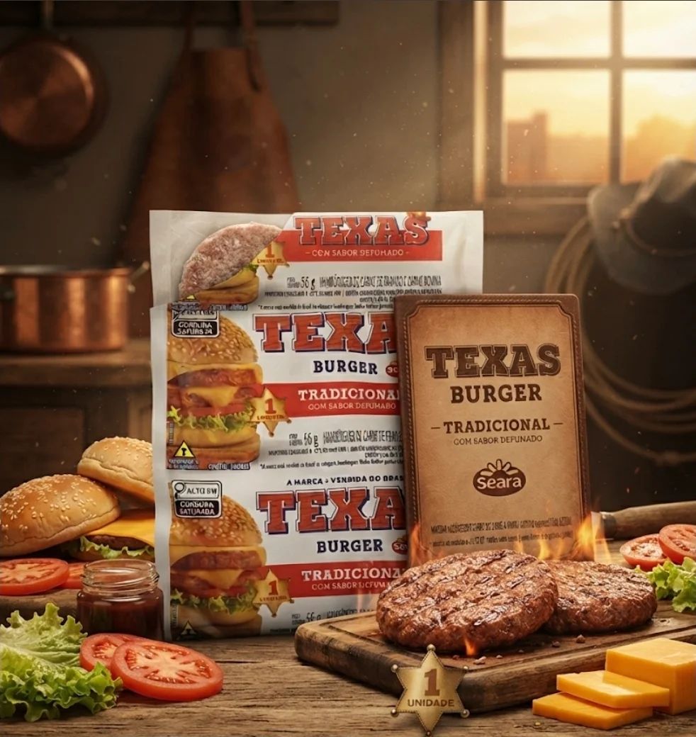 Hambúrguer Seara Texas Burger Tradicional