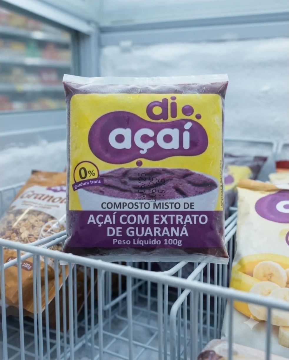 Açaí com Extrato de Guaraná Di Açaí 100g