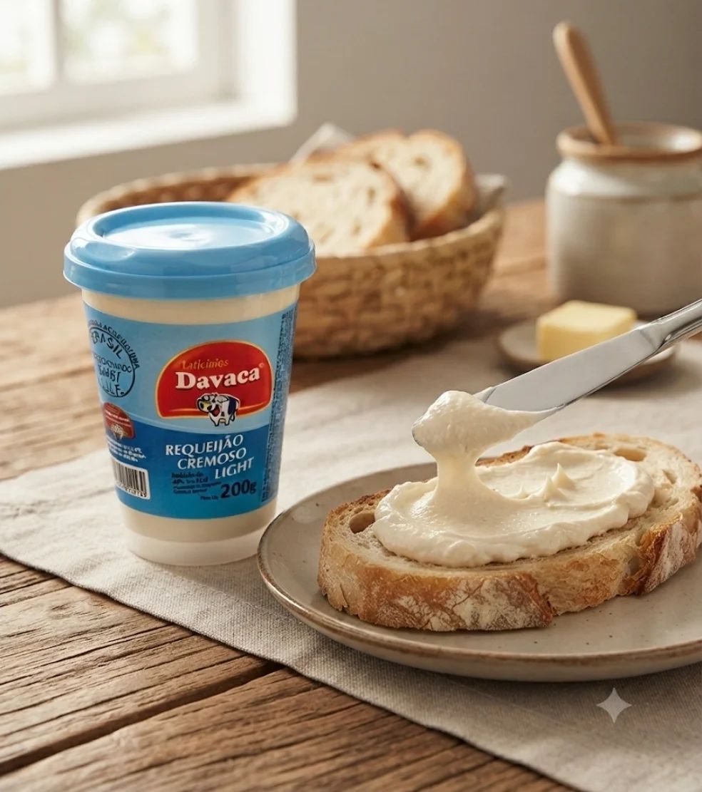 Requeijão Cremoso Light Davaca 200g
