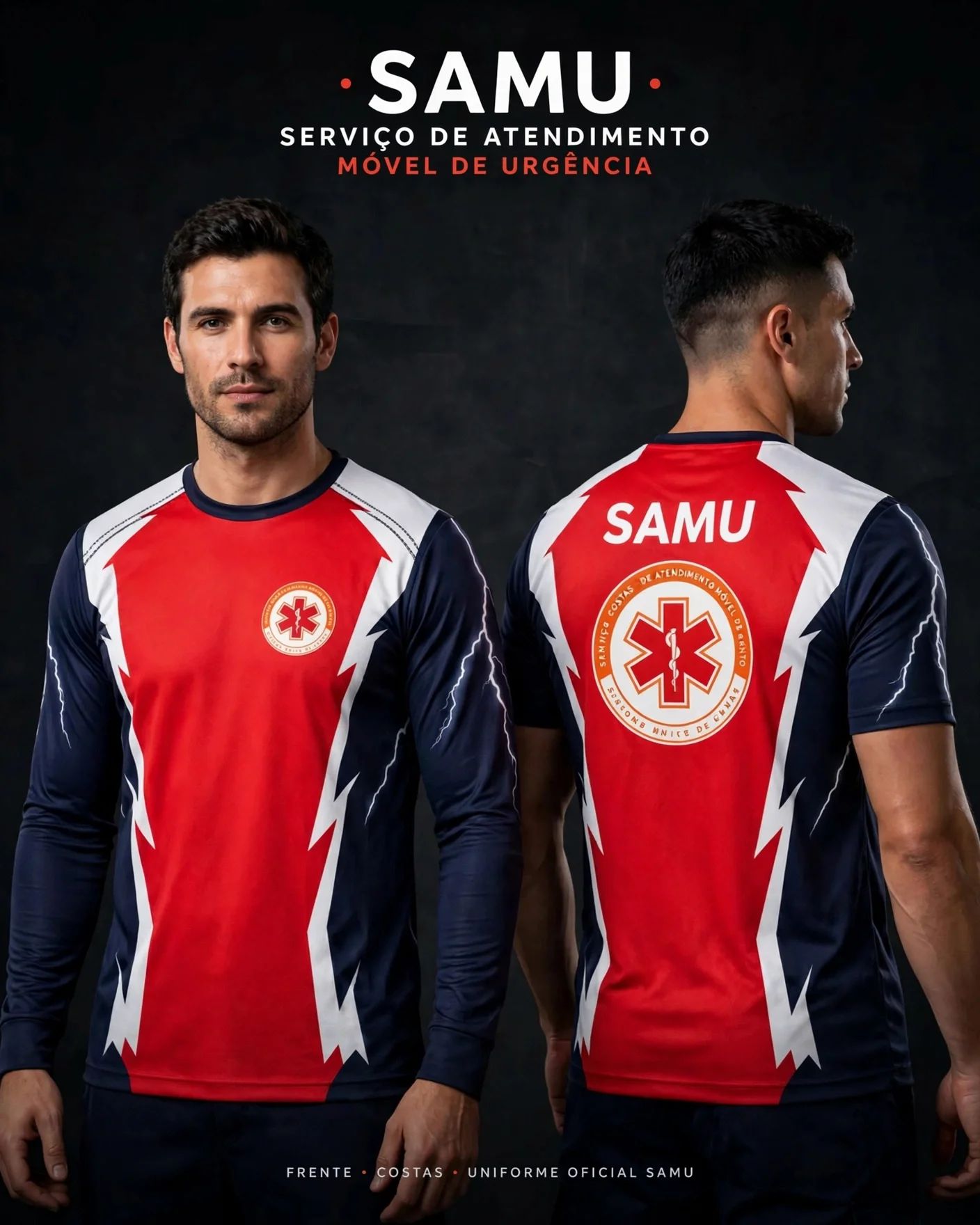 Camisa Masculina Manga Longa SAMU