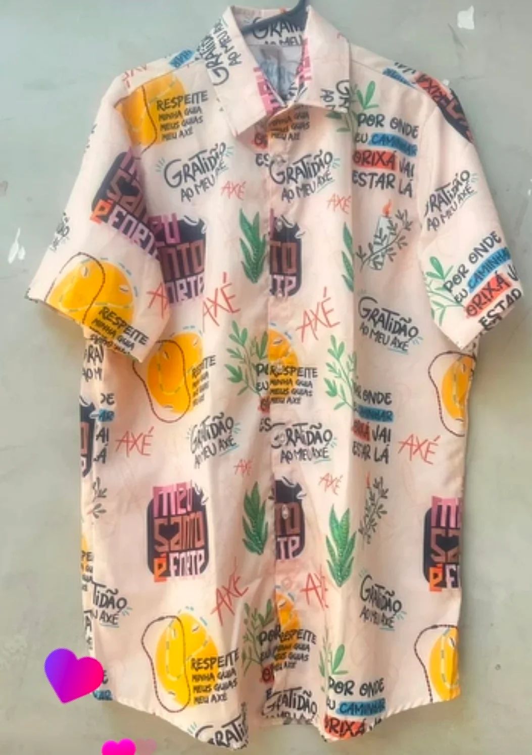 Camisa Estampada Cultural