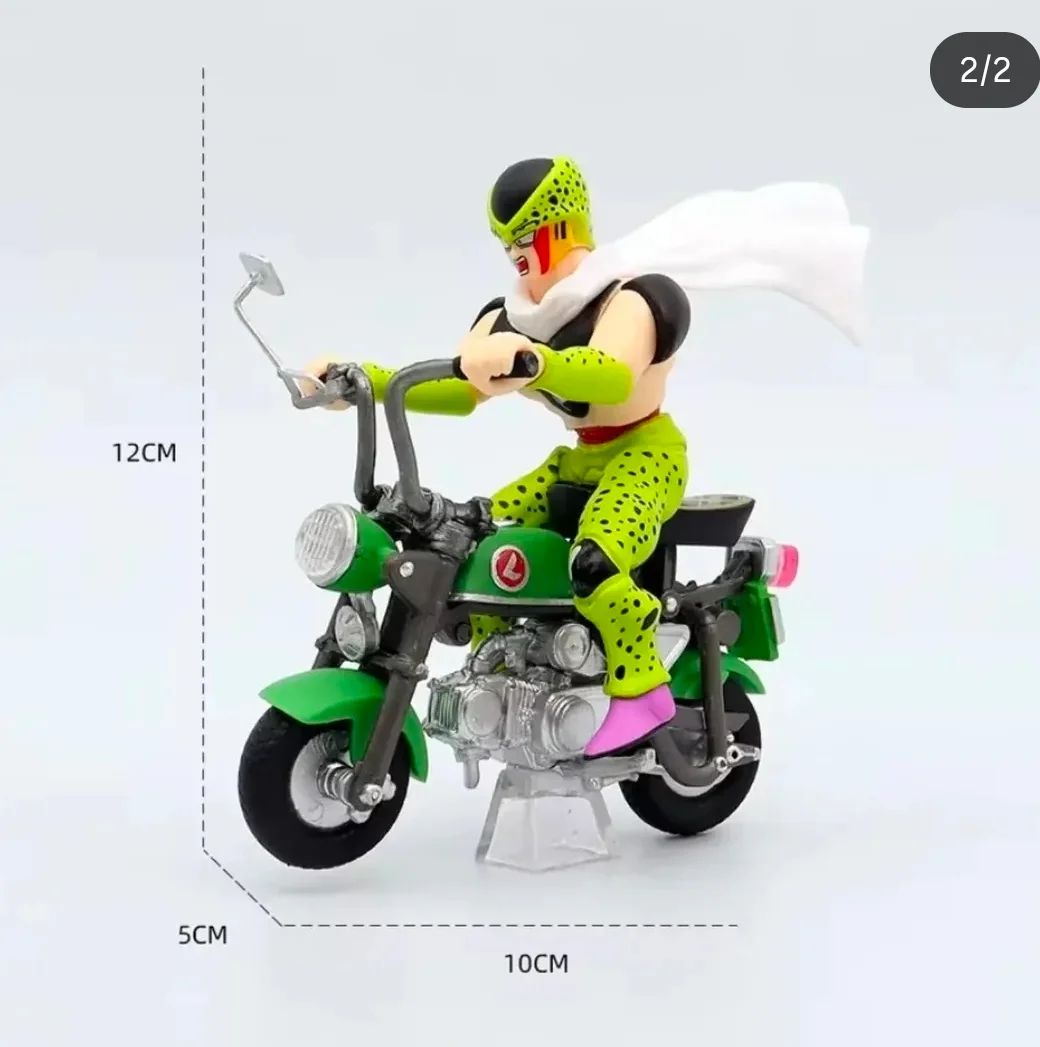 Boneco Goku Crianca Com Moto