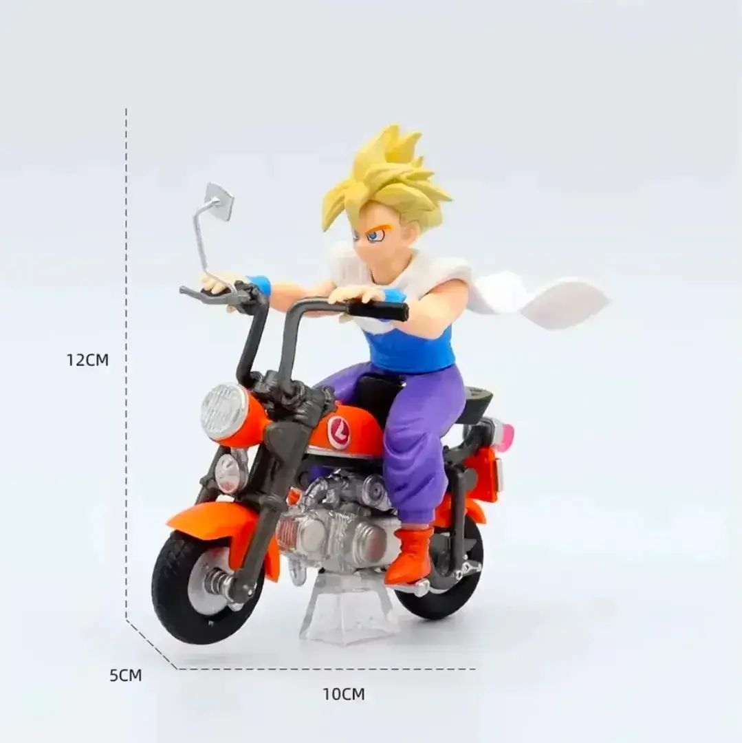 Boneco Goku Crianca Com Moto