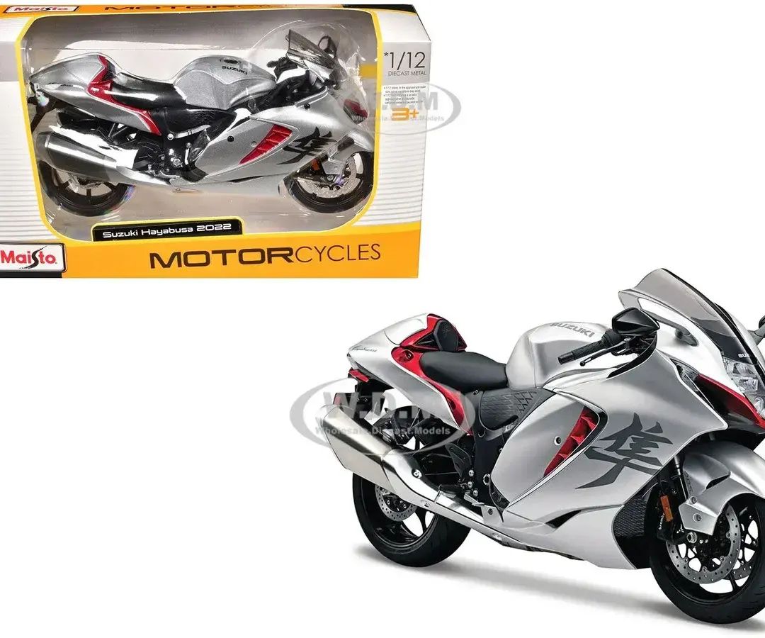 Miniatura Moto BMW GS 1:12 Colecionável