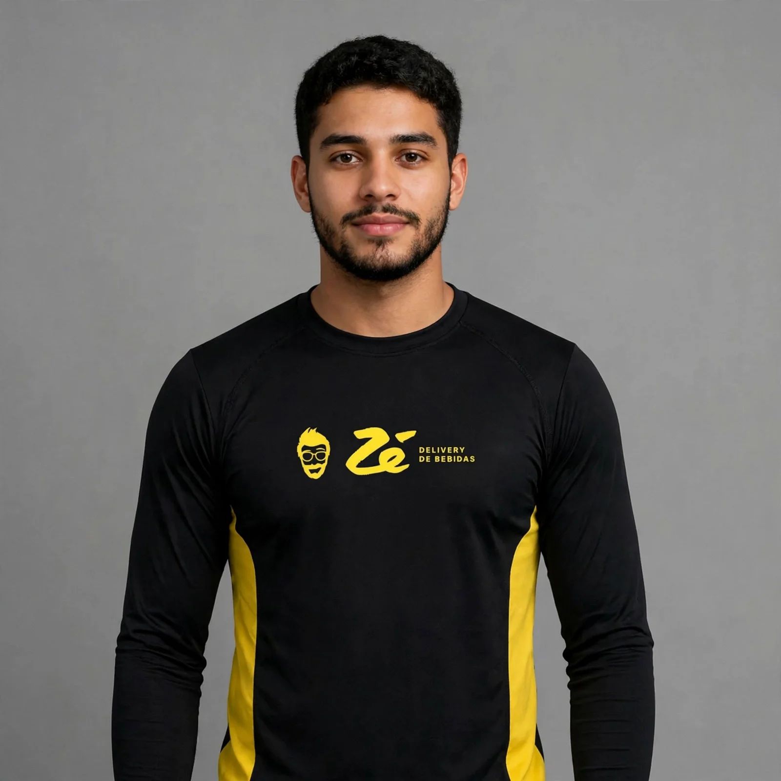 Camisa Zé Delivery Preta e Amarela