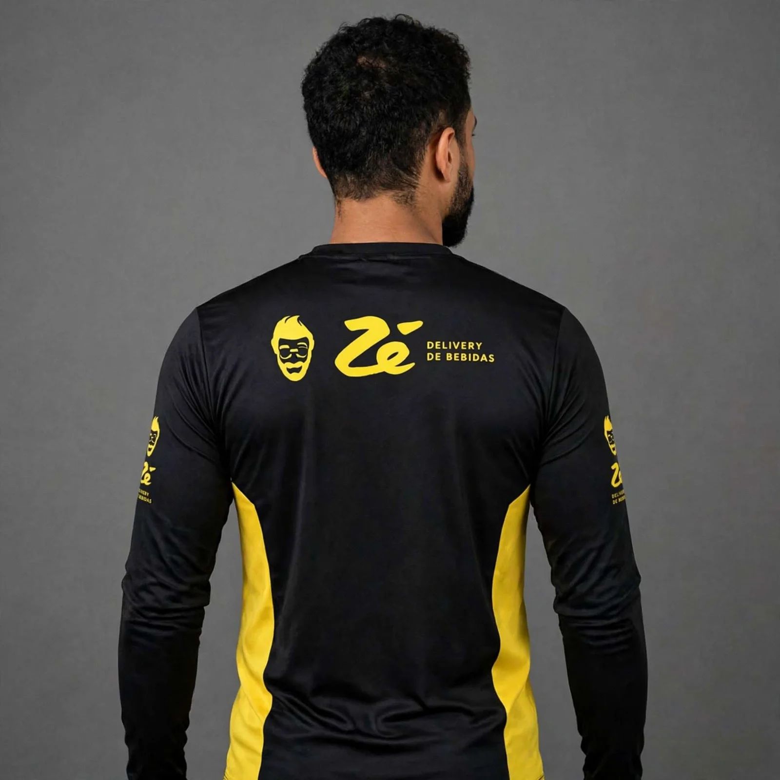 Camisa Zé Delivery Preta e Amarela