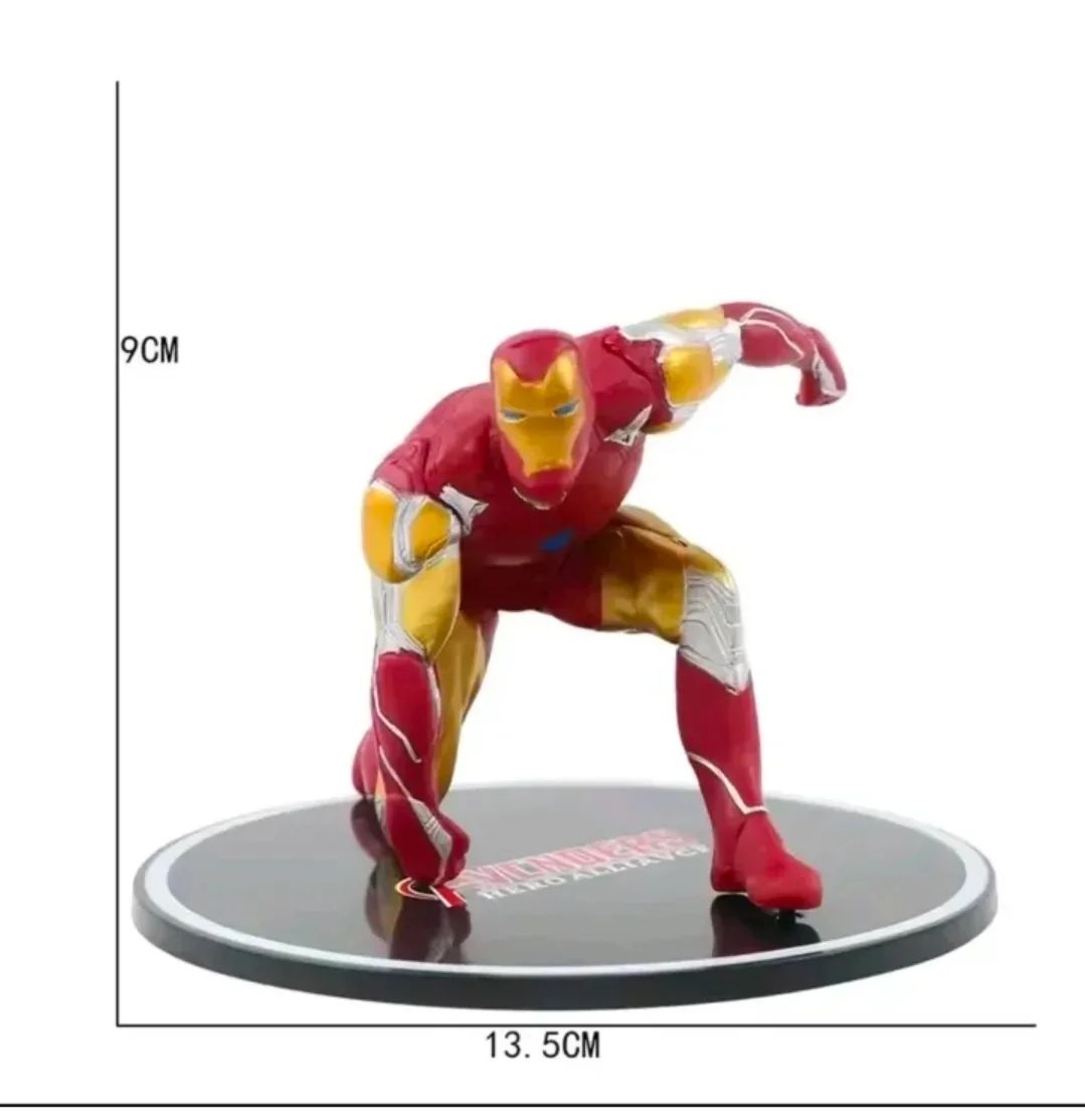 Boneco Colecionável Homem de Ferro 9cm