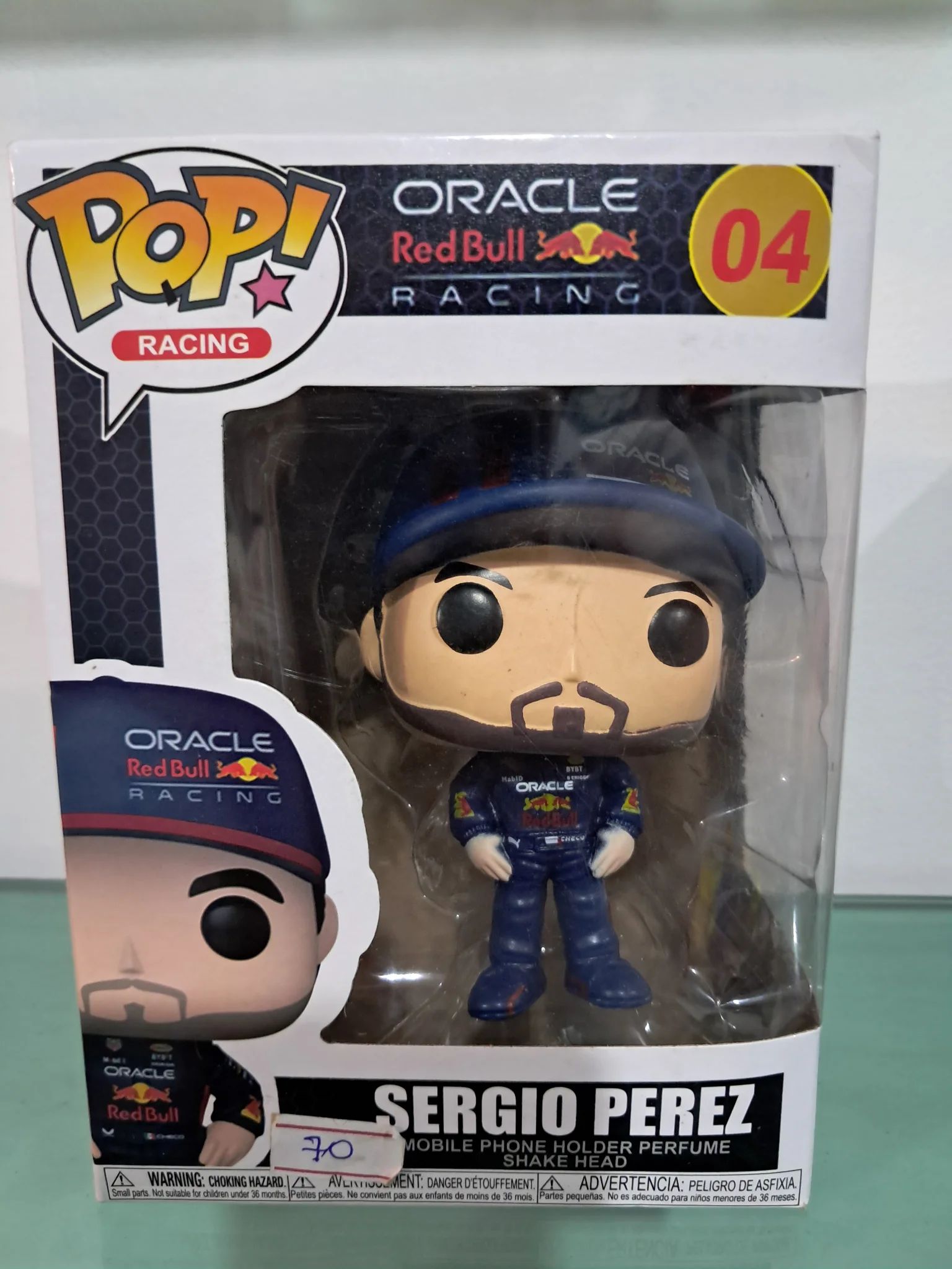 Boneco Colecionável Sergio Perez Oracle Red Bull Racing