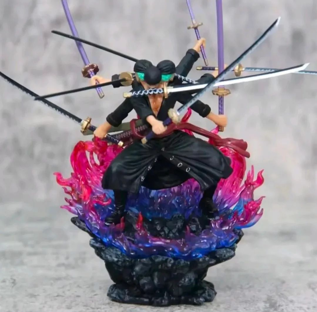 Action Figure Zoro Ashura One Piece 9 Espadas