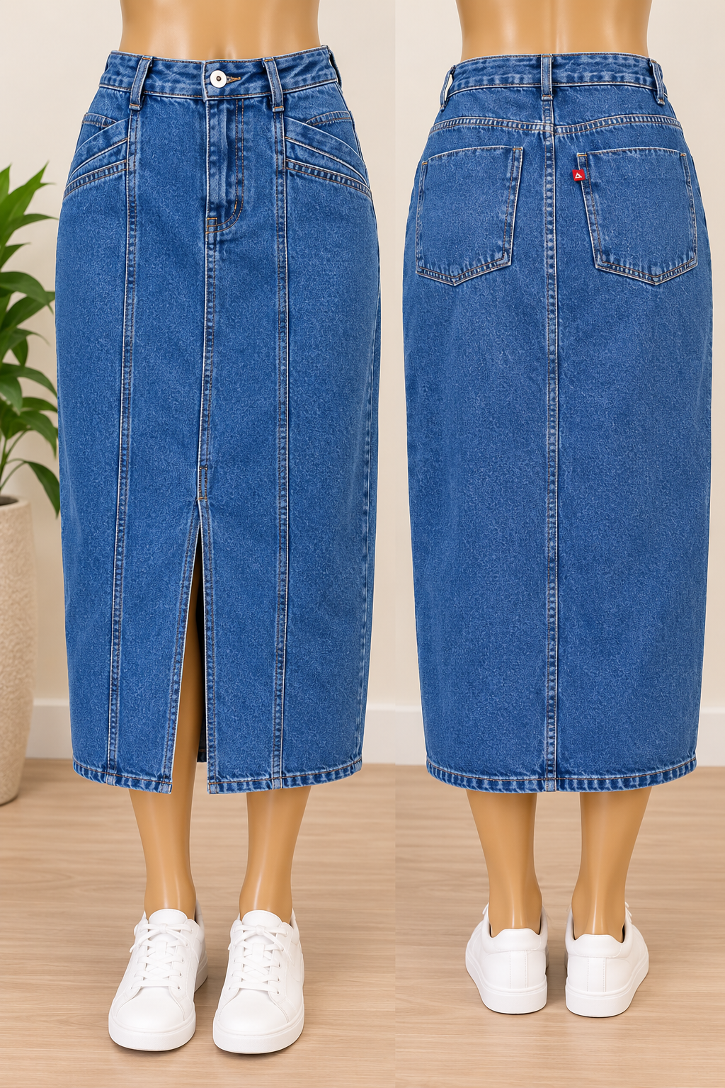 Saia jeans