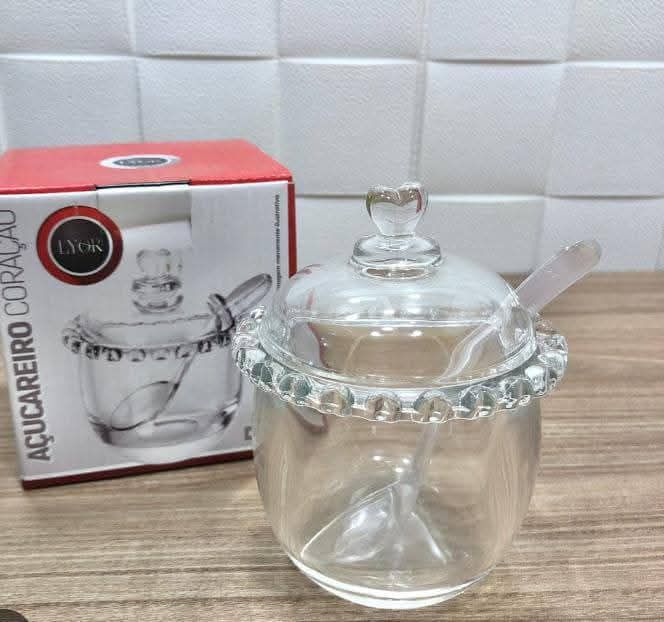 Açucareiro Lyor Coração com Colher