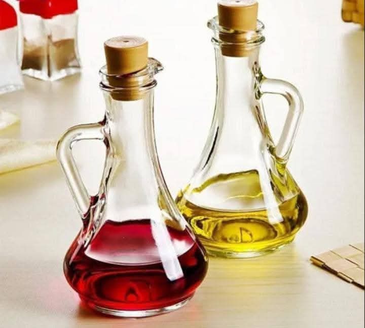 Galheteiro de Vidro para Azeite e Vinagre com Rolha