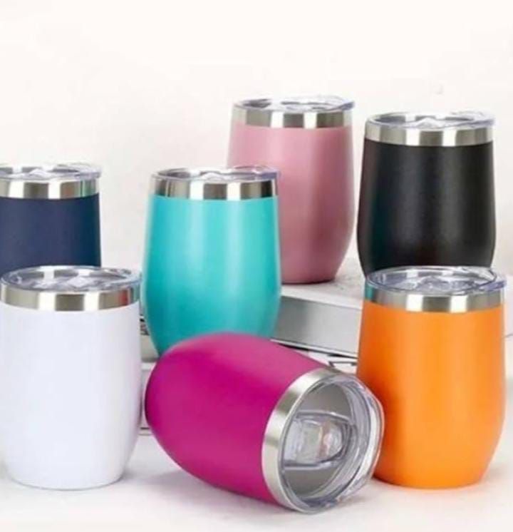 Copo cuia Térmico Inox Com Tampa
