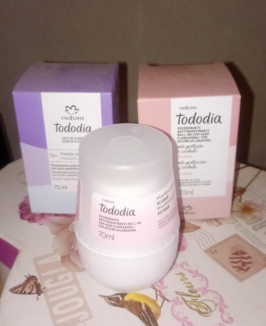 Desodorante Antitranspirante Roll-On Natura Tododia 70ml