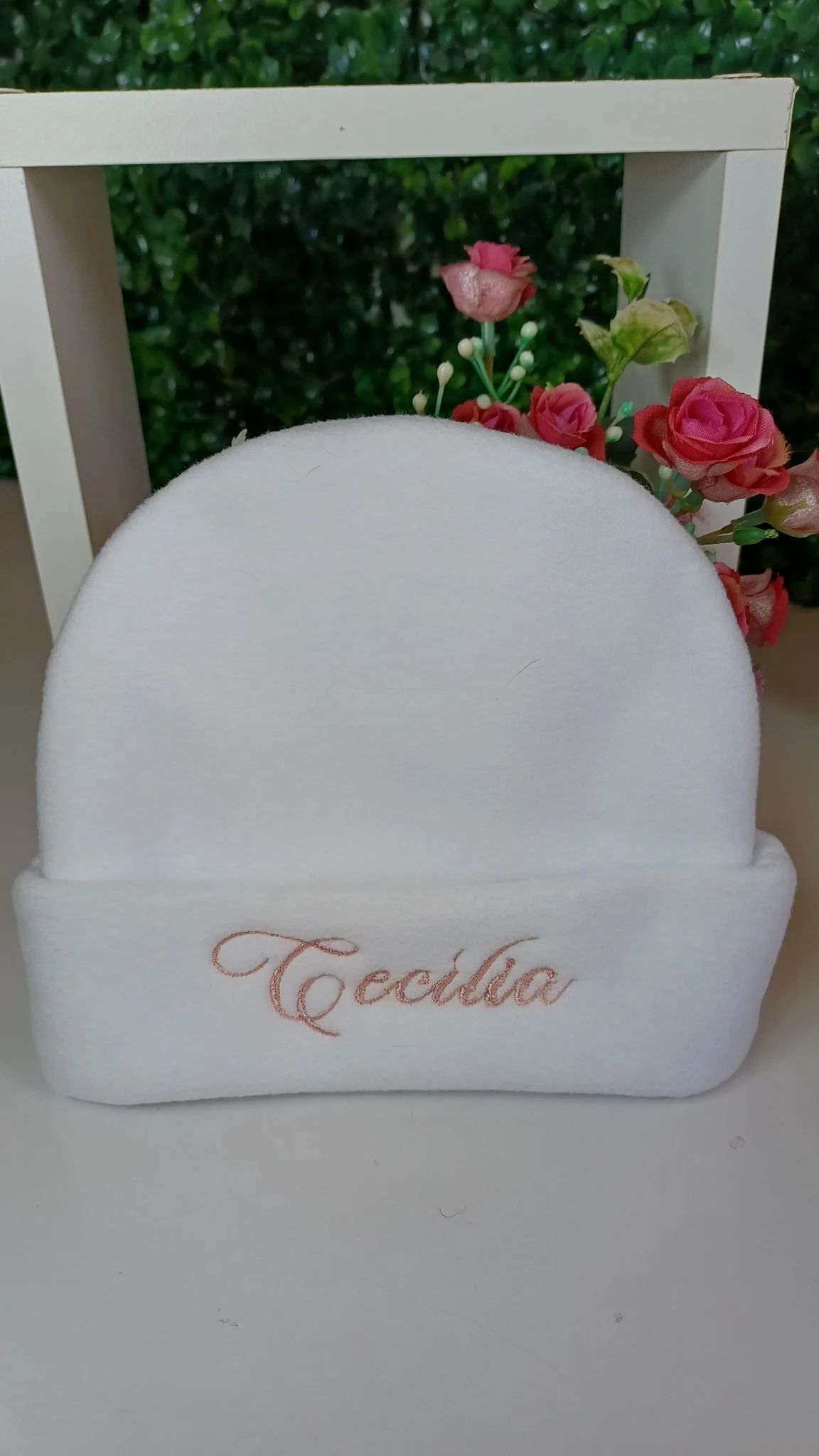 Gorro de Bebê Personalizado com Nome