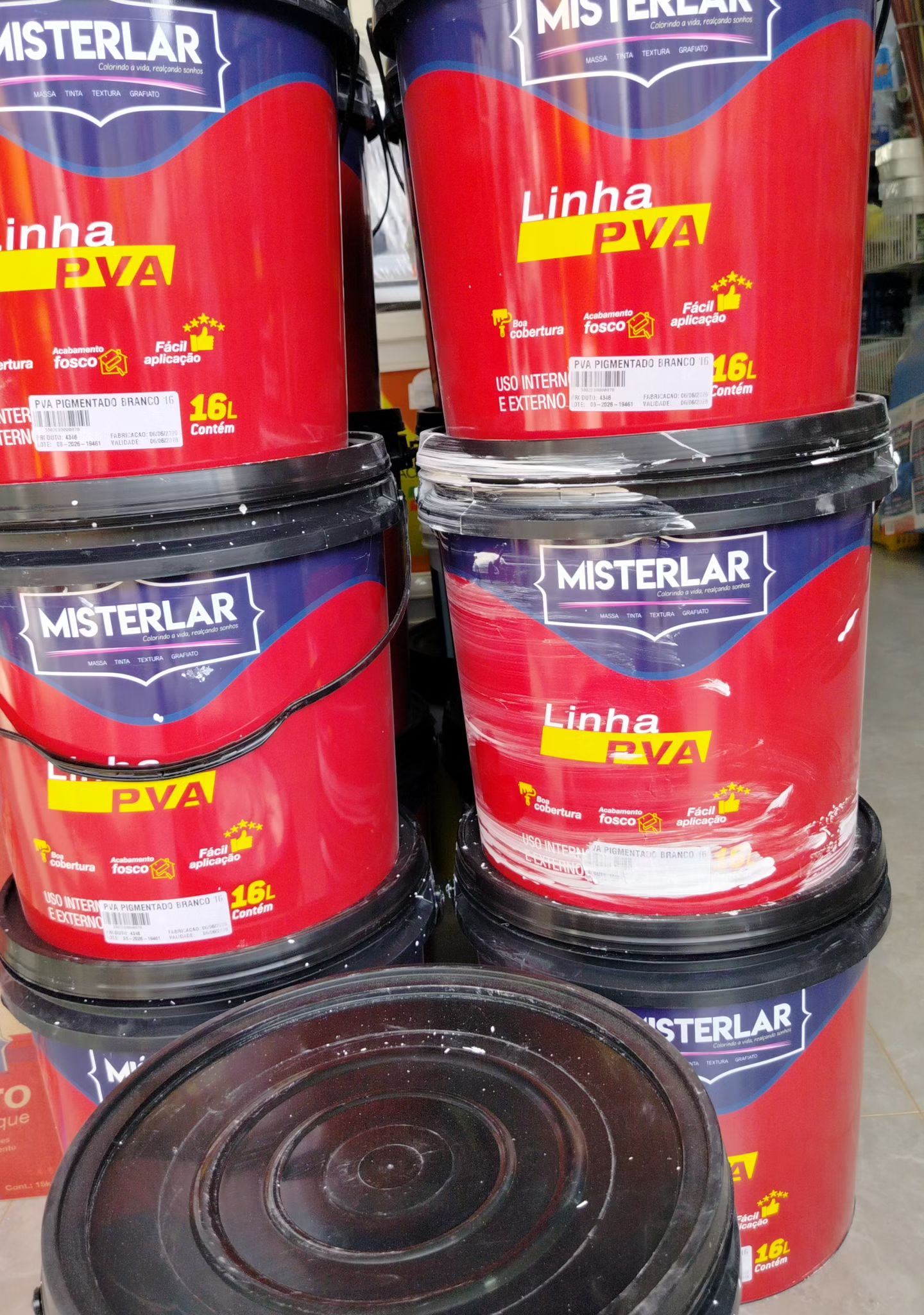 Tinta PVA Misterlar Branco 16L