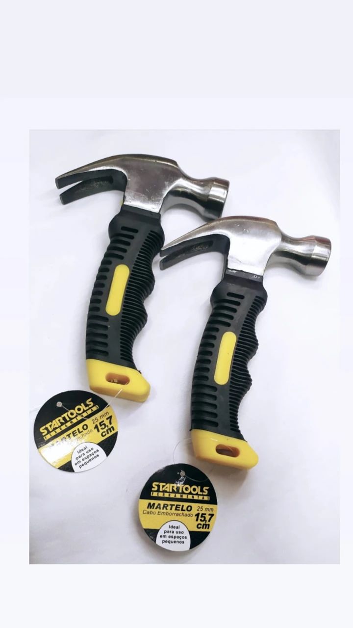 Martelo 25 mm Cabo Emborrachado 15,7 cm Startools