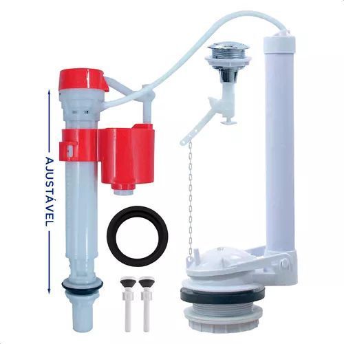 Kit Reparo Caixa Acoplada Válvula Descarga Entrada