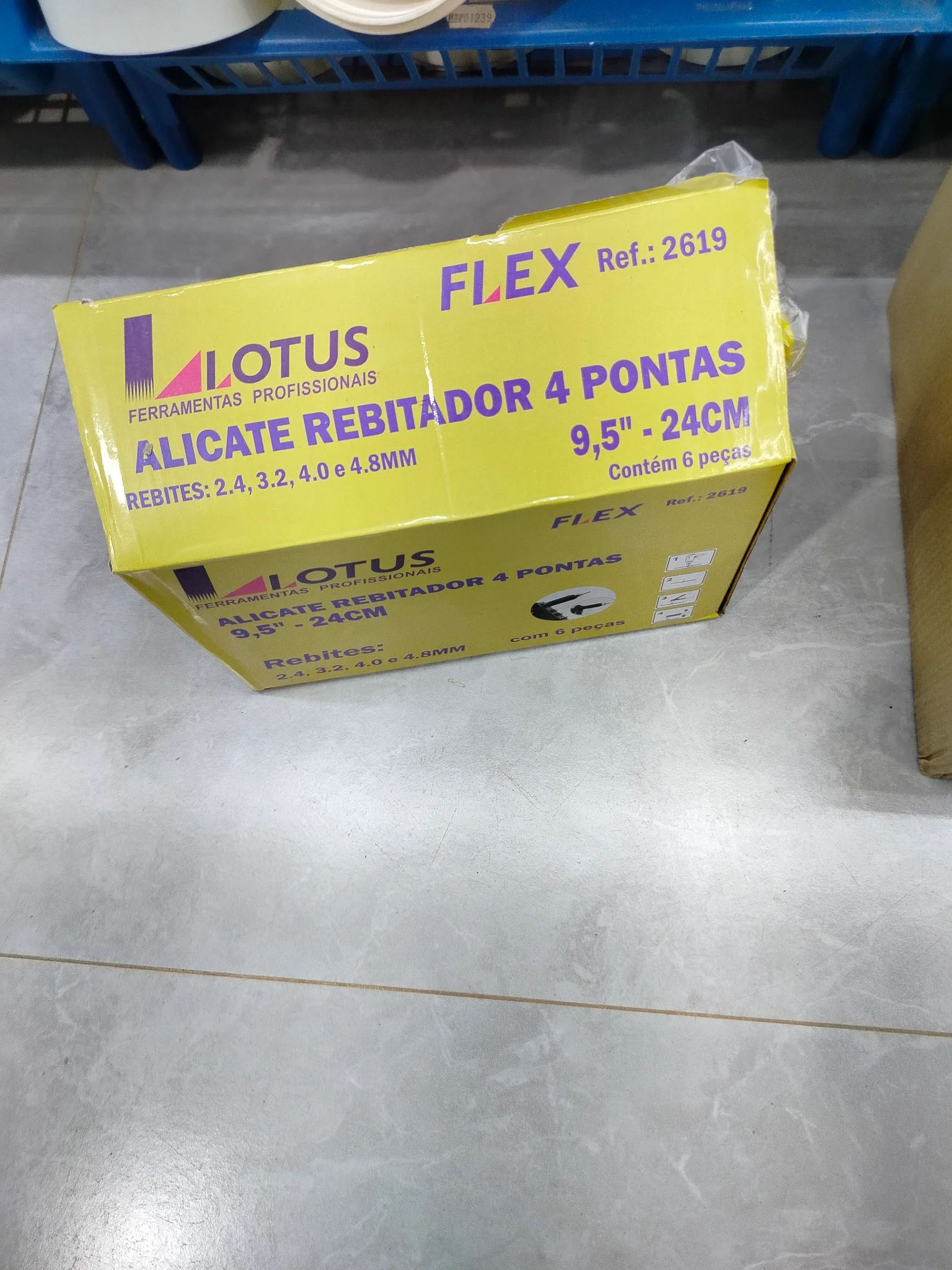Alicate Rebitador 4 Pontas Flex 9,5 Lotus