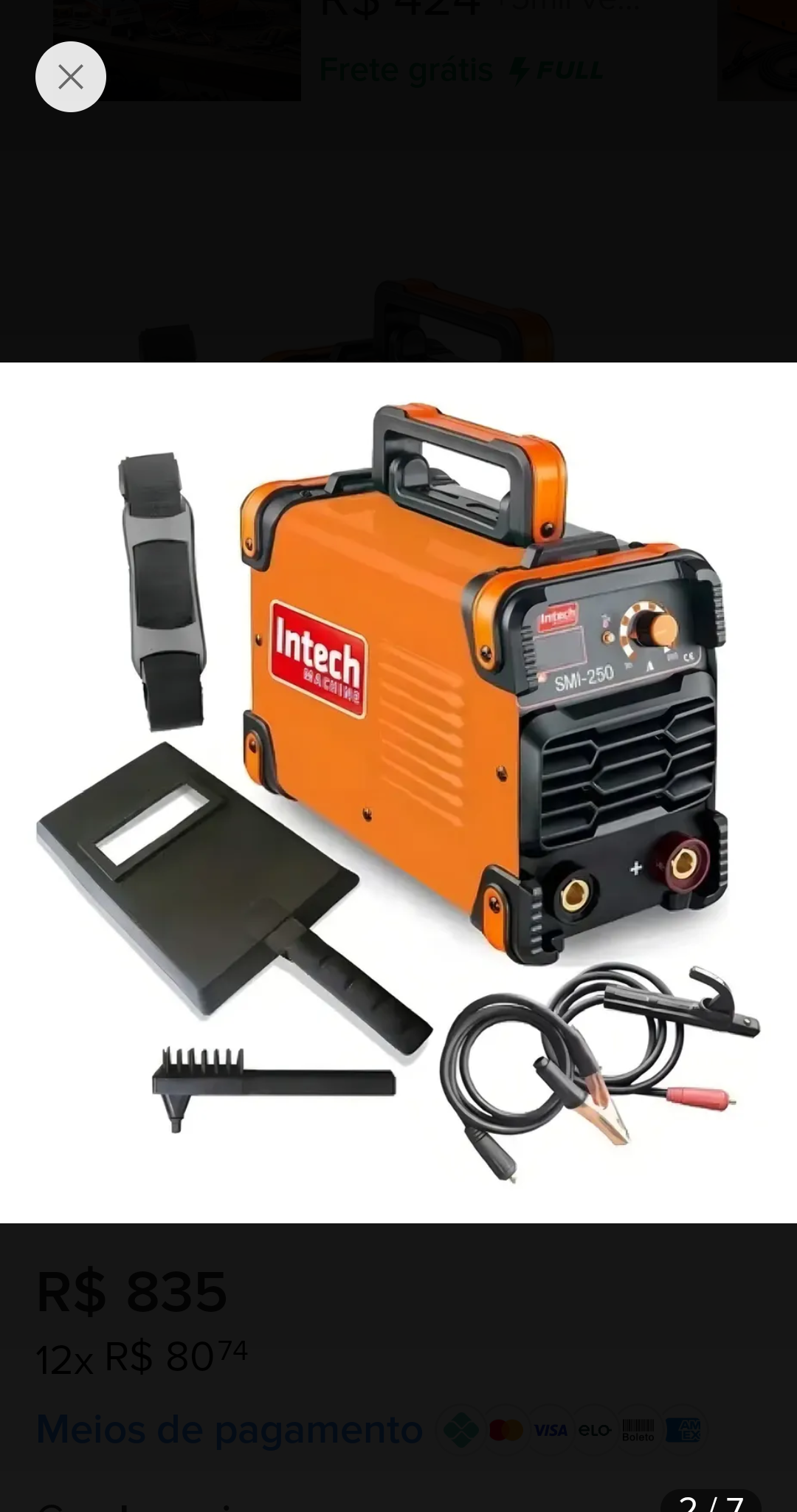 Máquina de Solda Inversora Intech Machine SMI-250