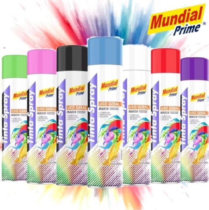 Tinta Spray Uso Geral Mundial Prime