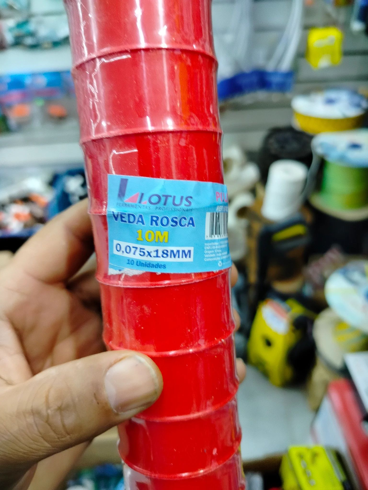 Fita Veda Rosca Lotus 10m