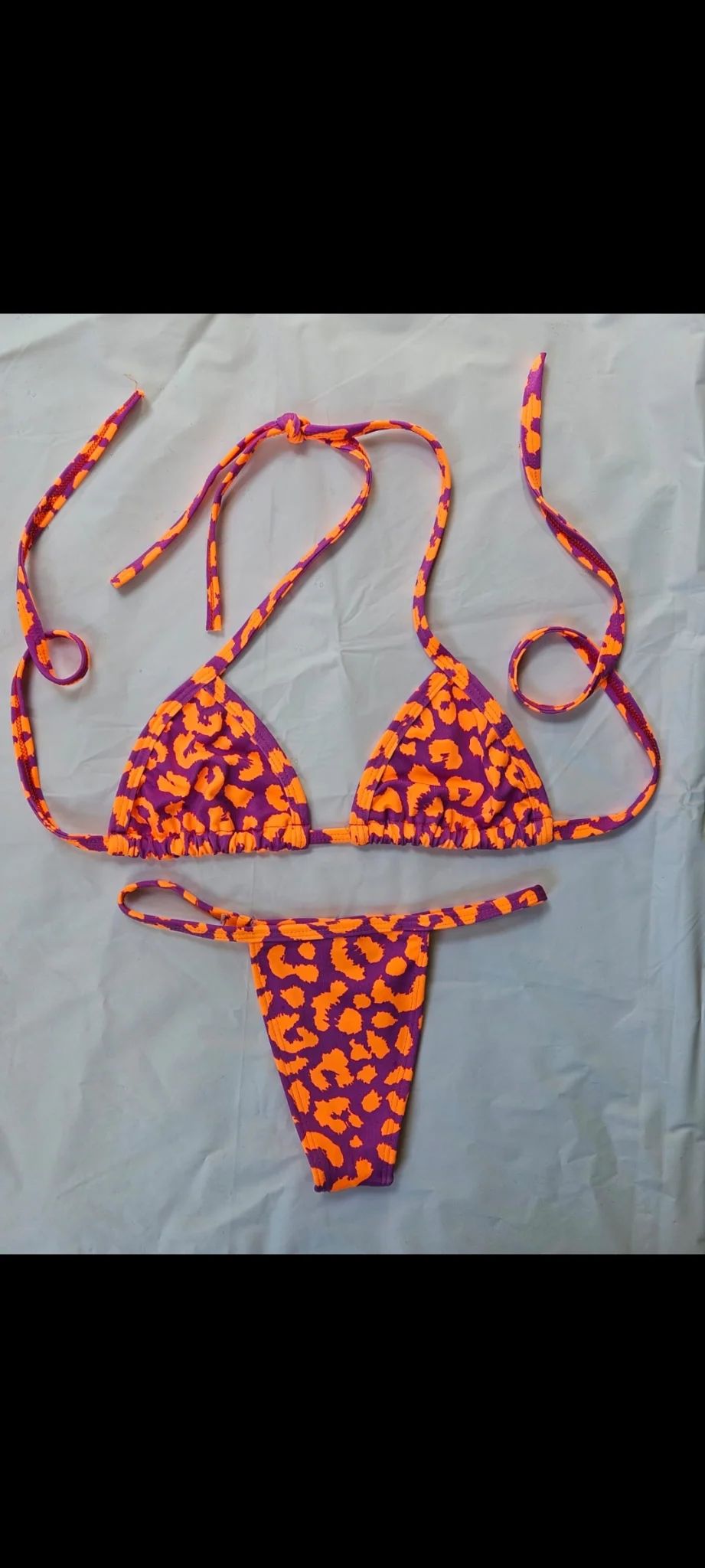 Biquíni Tira Fina Estampado