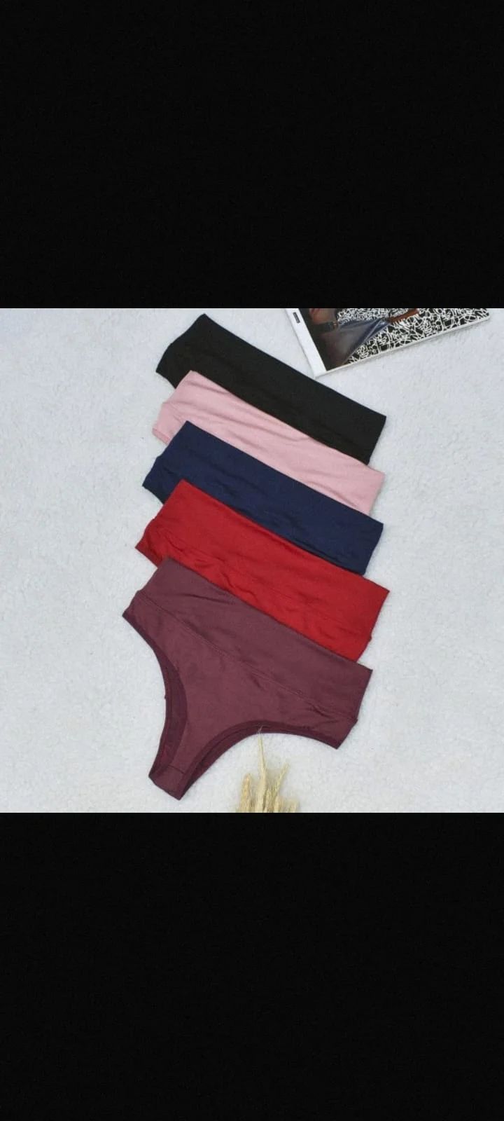 Calcinhas cintura alta Confortáveis. Cores Variadas