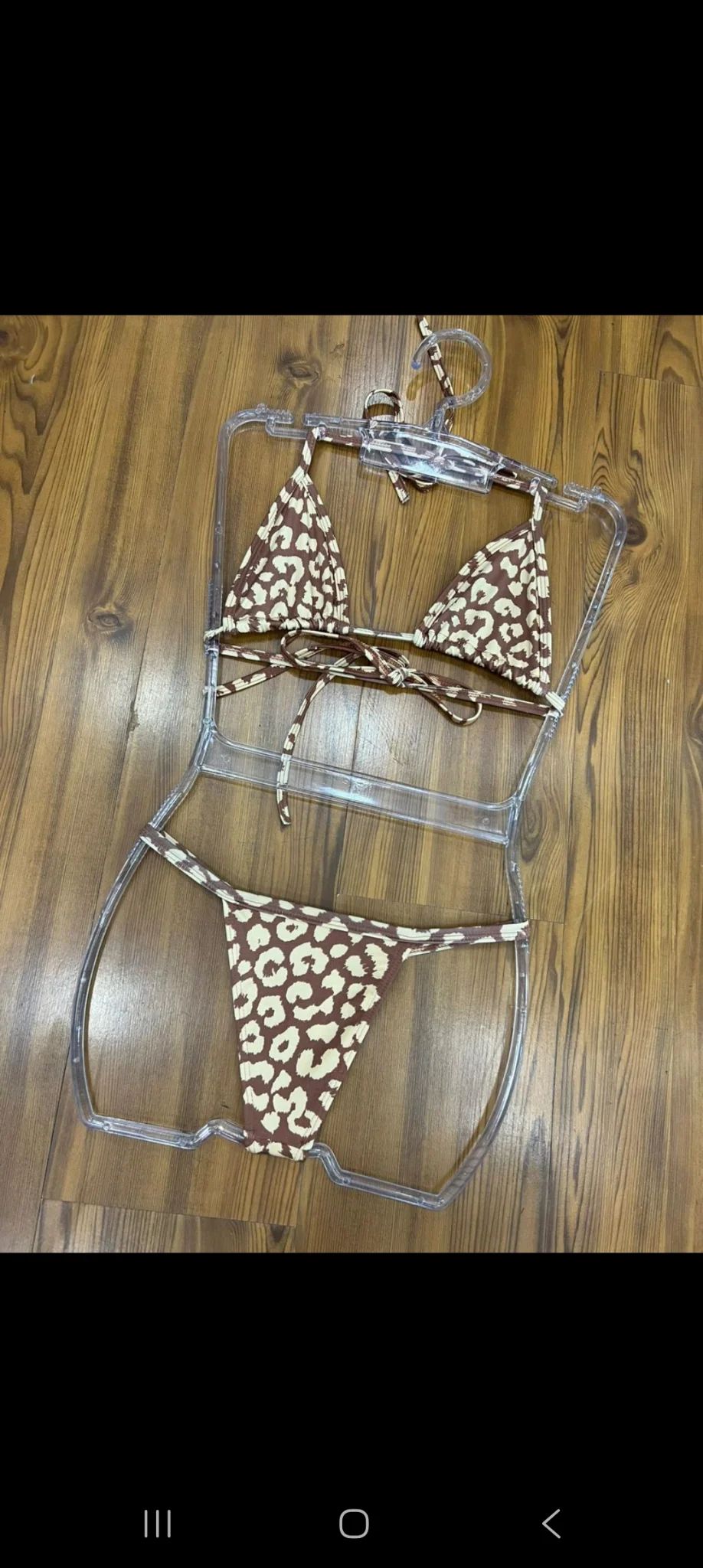 Biquíni Cortininha Estampa Animal Print