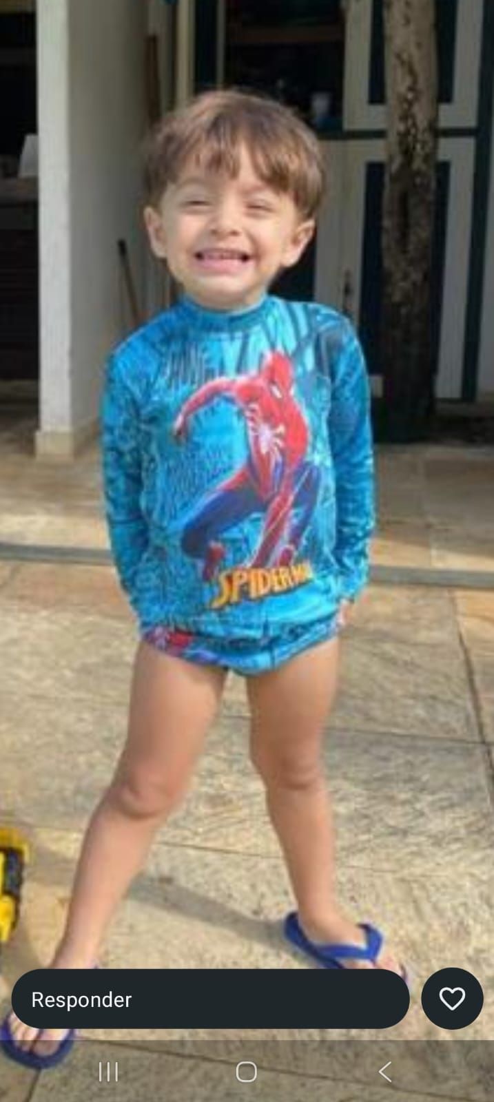Camisa de Proteção Solar Infantil Homem-Aranha UV 50
