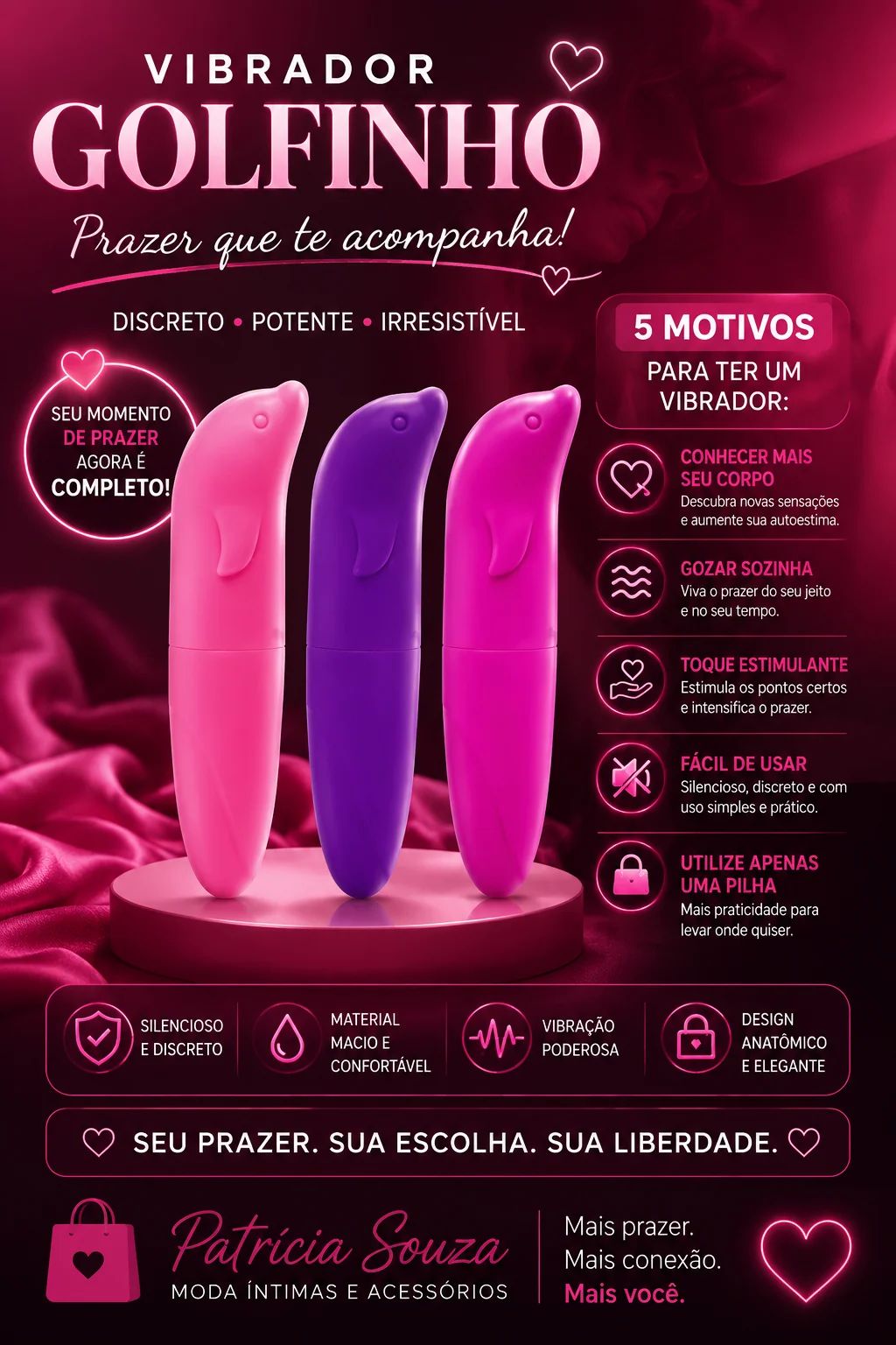 Vibrador Golfinho
