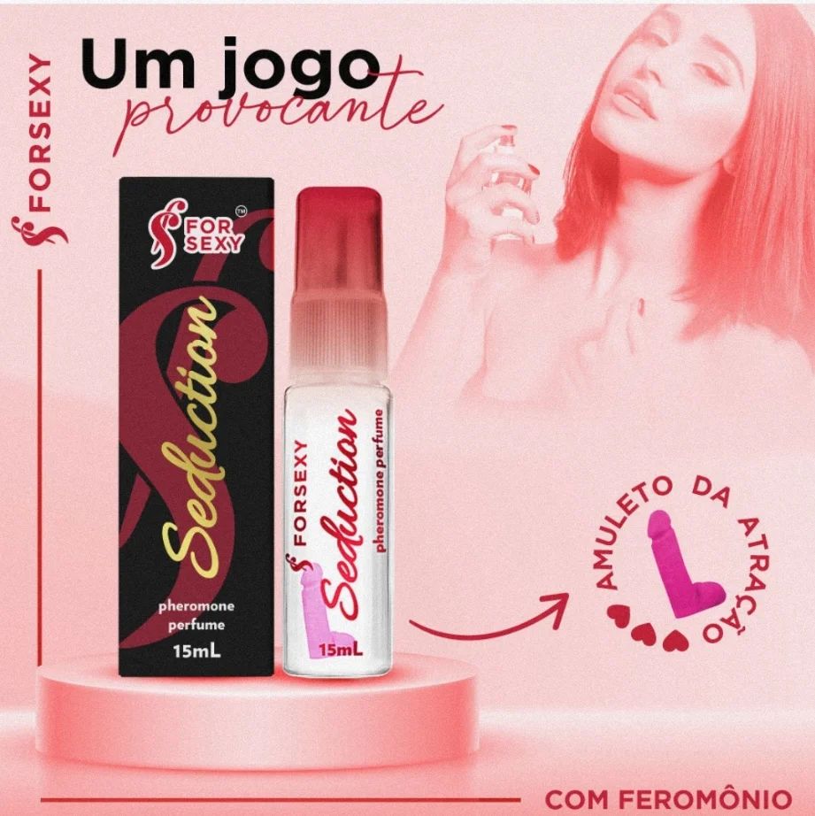 Perfume com Feromônio Seduction Forsexy 15ml