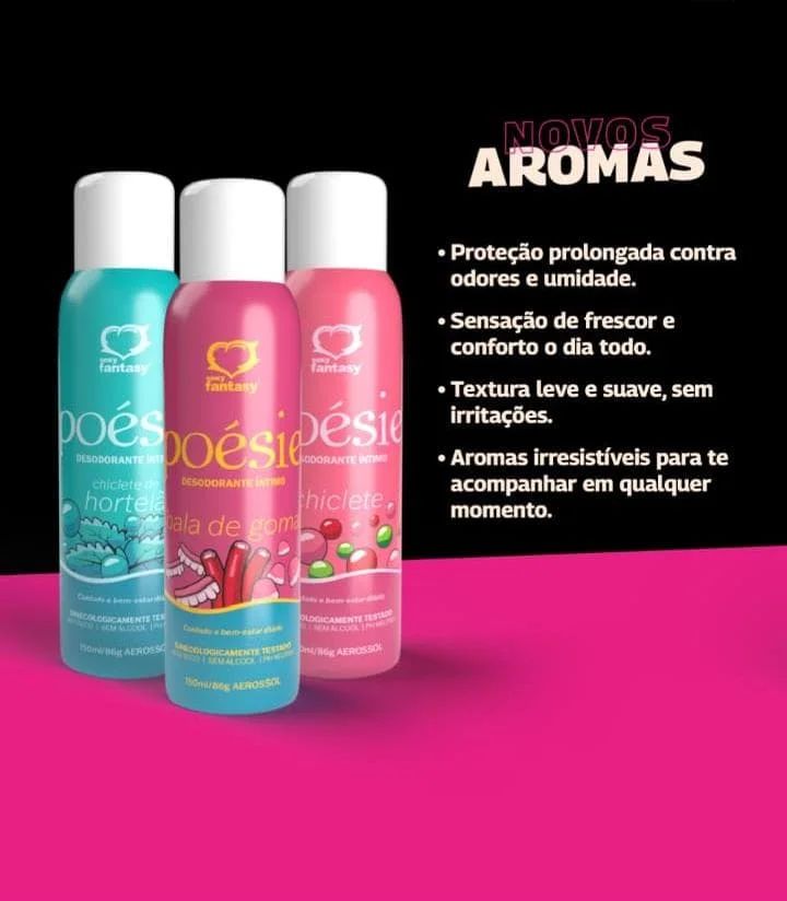 Desodorante Íntimo Sexy Fantasy Poésie 150ml