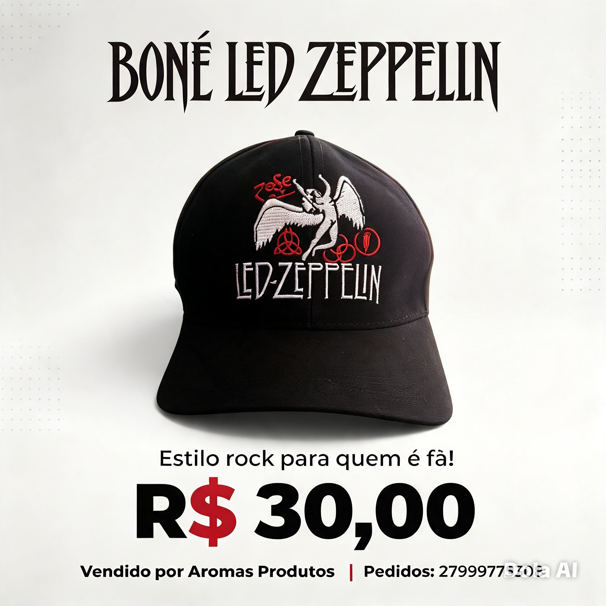 Boné Led Zeppelin