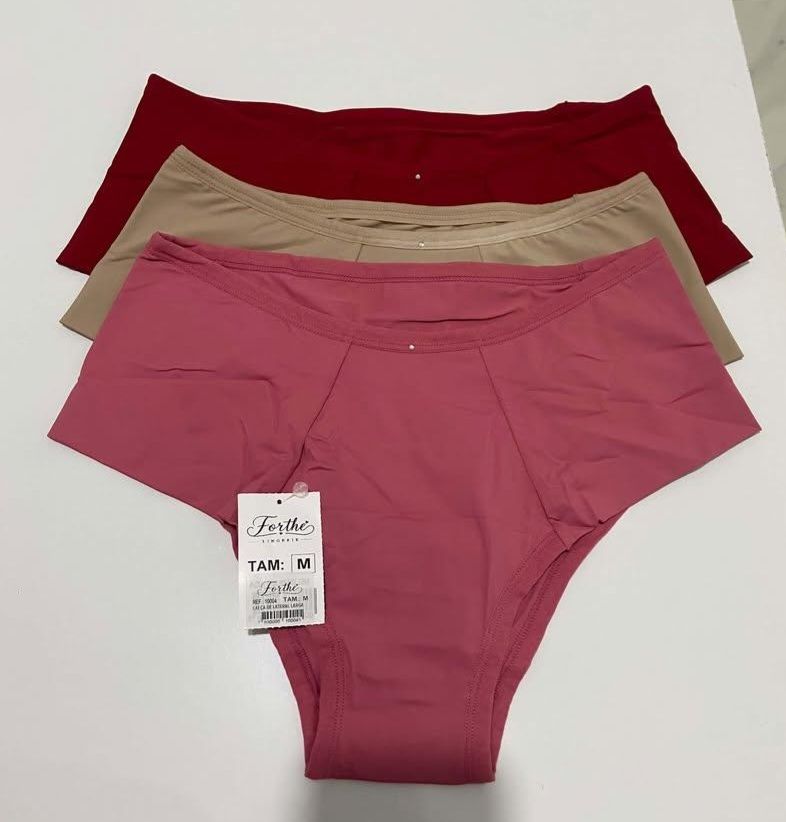 Calça laterais larga dupla kit com 3